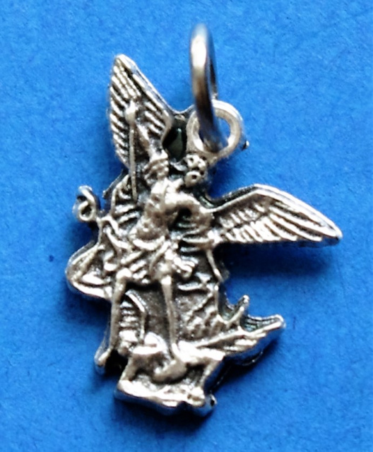 St. Michael the Archangel Silhouette Charm